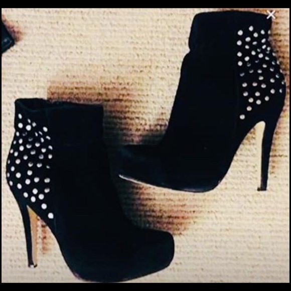 Unique Studded Ankle Boots - Picture 2 of 3